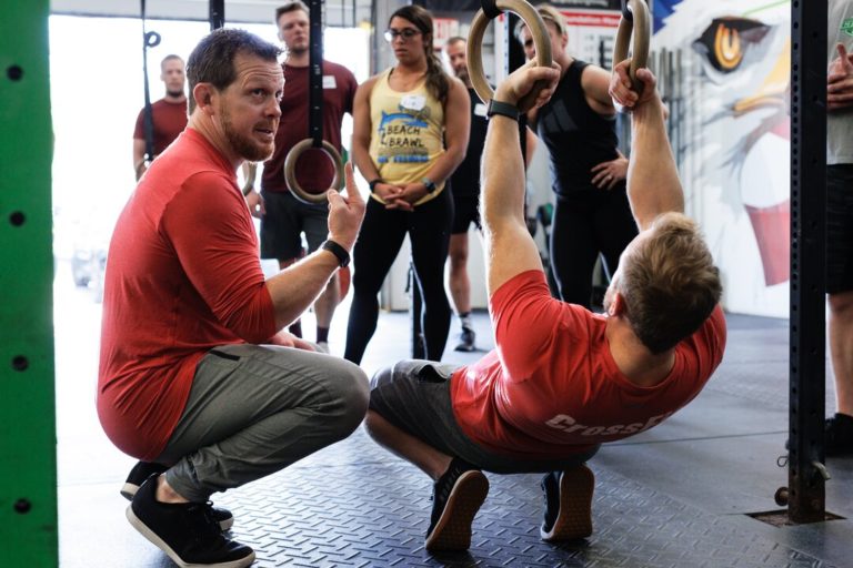 CrossFit muscle-up progression