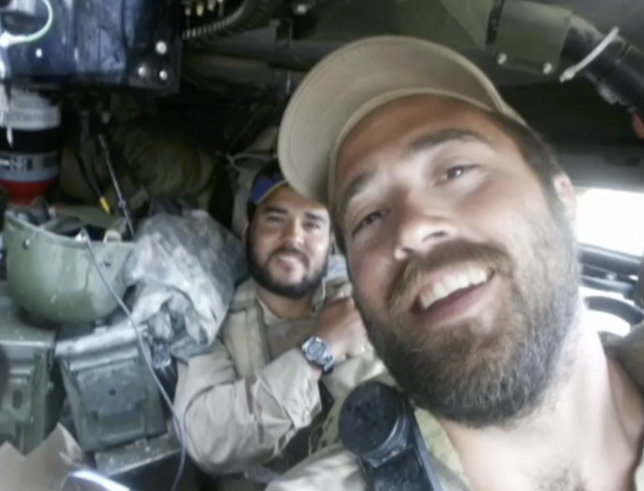 Gary Vasquez smiling and in uniform